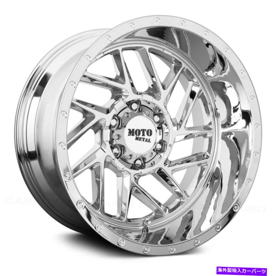 ホイール　４本セット Moto Metal Mo985ブレイクアウトホイール16x8（-6、6x120.65、66.9）4のChrome Rimsセット Moto Metal MO985 BREAKOUT Wheels 16x8 (-6, 6x120.65, 66.9) Chrome Rims Set of 4【並行輸入品】｜Us Custom Parts Shop USDM