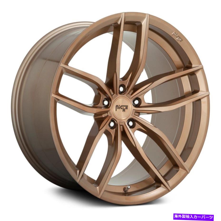 ホイール　４本セット ニッチM202 Vossoホイール19x9.5（40、5x120.65、72.56）4のブロンズリムセット Niche M202 VOSSO Wheels 19x9.5 (40, 5x120.65, 72.56) Bronze Rims Set of 4【並行輸入品】