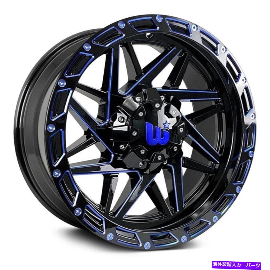 ホイール　４本セット ウエスタンボルダーホイール20x10（-12、6x135、110）4のブラックリムセット Western BOULDER Wheels 20x10 (-12, 6x135, 110) Black Rims Set of 4【並行輸入品】｜Us Custom Parts Shop USDM