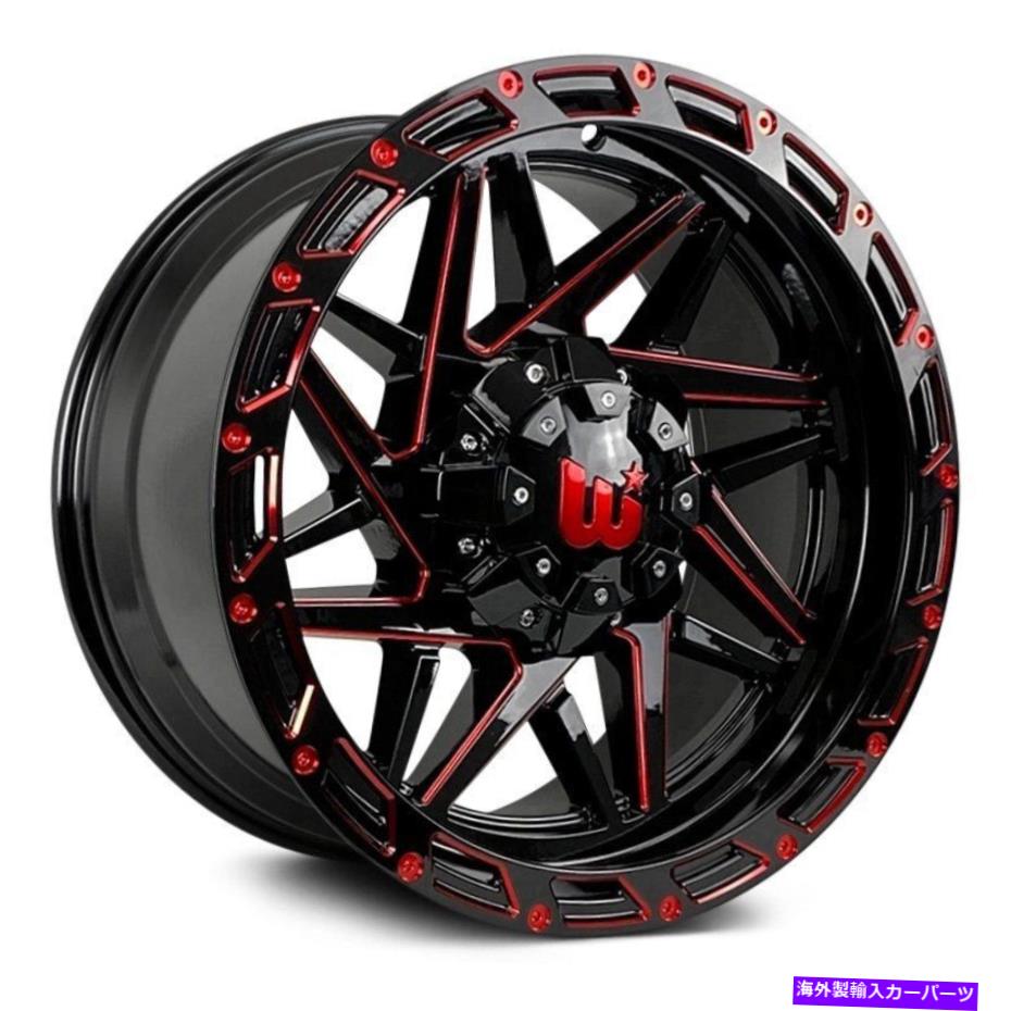 ホイール　４本セット ウエスタンボルダーホイール20x10（-12、6x135、110）4のブラックリムセット Western BOULDER Wheels 20x10 (-12, 6x135, 110) Black Rims Set of 4【並行輸入品】｜Us Custom Parts Shop USDM