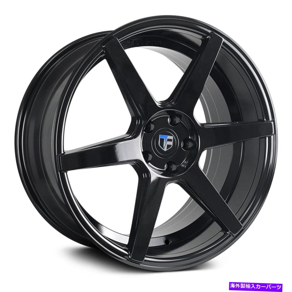 ホイール　４本セット Truform TF103ホイール20x8.5（38、5x114.3、73.1）4のブラックリムセット TruForm TF103 Wheels 20x8.5 (38, 5x114.3, 73.1) Black Rims Set of 4【並行輸入品】｜Us Custom Parts Shop USDM