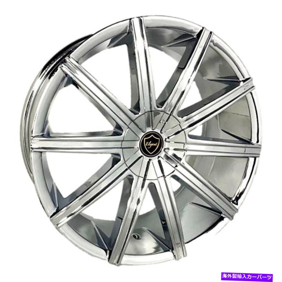 ホイール 4本セット エレガンスEL908ホイール20x8.5(35、5x114.3、74.1)4のChrome Rimsセット Elegance EL908 Wheels 20x8.5 (35, 5x114.3, 74.1) Chrome Rims Set of 4【並行輸入品】|Us Custom Parts Shop USDM