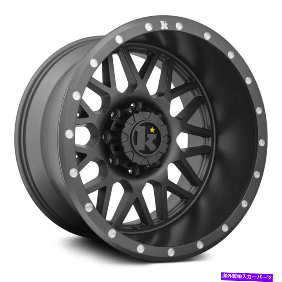 ホイール 4本セット Klutch KT02ホイール20x12(-49、8x170、125.2)4のガンメタルリムセット Klutch KT02 Wheels 20x12 (-49, 8x170, 125.2) Gunmetal Rims Set of 4【並行輸入品】