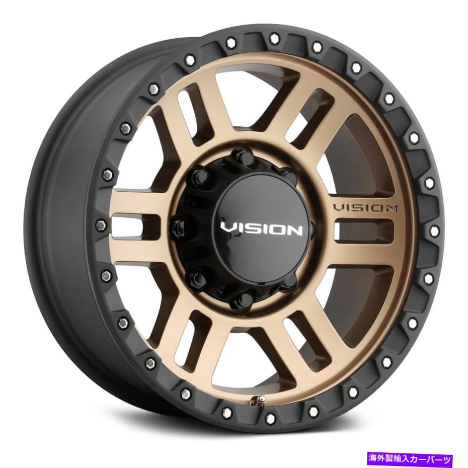 ホイール 4本セット Vision 354 Manx 2ホイール20x9(12、6x139.7、106.2)4のブロンズリムセット Vision 354 MANX 2 Wheels 20x9 (12, 6x139.7, 106.2) Bronze Rims Set of 4【並行輸入品】|Us Custom Parts Shop USDM