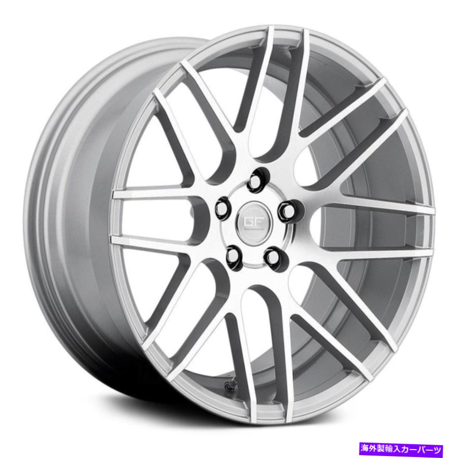 ホイール 4本セット グラウンドフォースGF7ホイール19x8.5(20、5x114.3、73.1)シルバーリムセット4 Ground Force GF7 Wheels 19x8.5 (20, 5x114.3, 73.1) Silver Rims Set of 4【並行輸入品】|Us Custom Parts Shop USDM