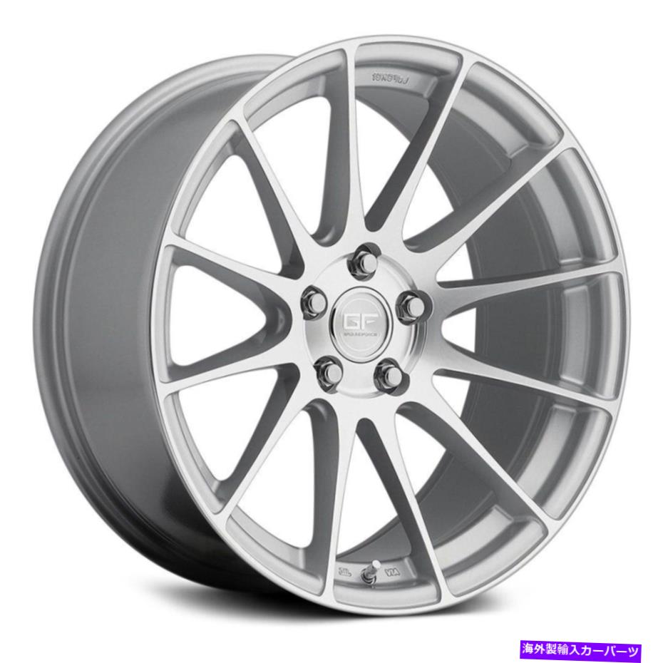 ホイール 4本セット グラウンドフォースGF6ホイール19x10.5(40、5x114.3、73.1)4のシルバーリムセット Ground Force GF6 Wheels 19x10.5 (40, 5x114.3, 73.1) Silver Rims Set of 4【並行輸入品】|Us Custom Parts Shop USDM