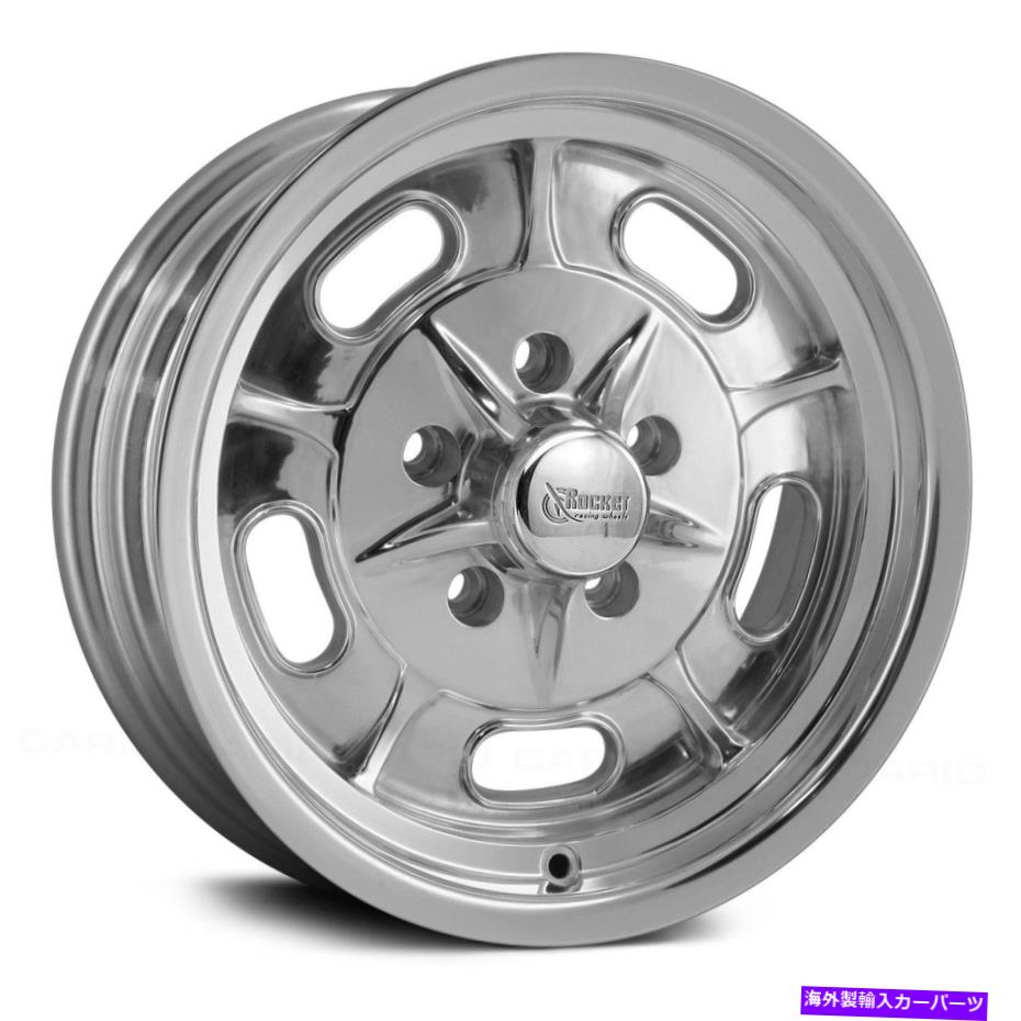 ホイール　４本セット ロケットレーシングイグナイターホイール16x8（0、5x127、87.6）4の磨かれたリムセット Rocket Racing Igniter Wheels 16x8 (0, 5x127, 87.6) Polished Rims Set of 4【並行輸入品】 342,243円