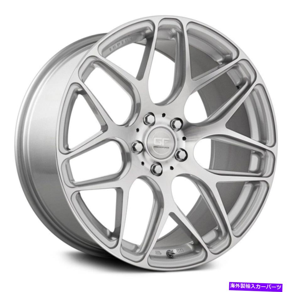 ホイール　４本セット グラウンドフォースGF9ホイール19x8.5（35、5x114.3、73.1）4のシルバーリムセット Ground Force GF9 Wheels 19x8.5 (35, 5x114.3, 73.1) Silver Rims Set of 4【並行輸入品】｜Us Custom Parts Shop USDM