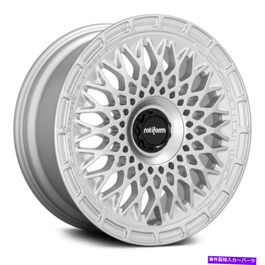 ホイール　４本セット Rotiform LHR-Mホイール19x8.5（35、5x108、72.56）シルバーリムセット4 Rotiform LHR-M Wheels 19x8.5 (35, 5x108, 72.56) Silver Rims Set of 4【並行輸入品】