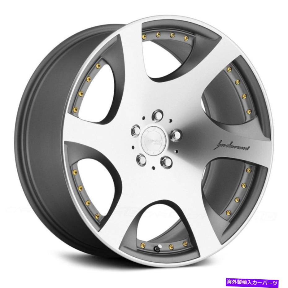 ホイール　４本セット MRR VP3ホイール19x8.5（20、5x120.65、72.6）4のガンメタルリムセット MRR VP3 Wheels 19x8.5 (20, 5x120.65, 72.6) Gunmetal Rims Set of 4【並行輸入品】