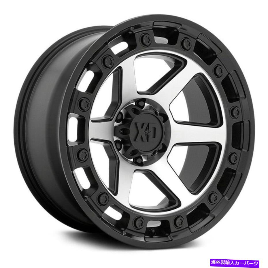 ホイール　４本セット XDシリーズXD862 RAIDホイール20x10（-18、6x135、87.1）4のブラックリムセット XD Series XD862 RAID Wheels 20x10 (-18, 6x135, 87.1) Black Rims Set of 4【並行輸入品】