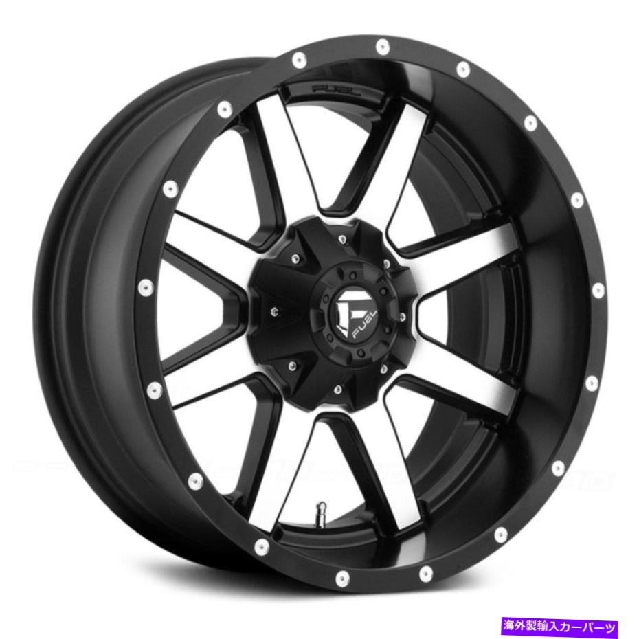 ホイール　４本セット 燃料D537マーベリック1PCホイール20x9（20、6x135、106.1）4のブラックリムセット Fuel D537 MAVERICK 1PC Wheels 20x9 (20, 6x135, 106.1) Black Rims Set of 4【並行輸入品】