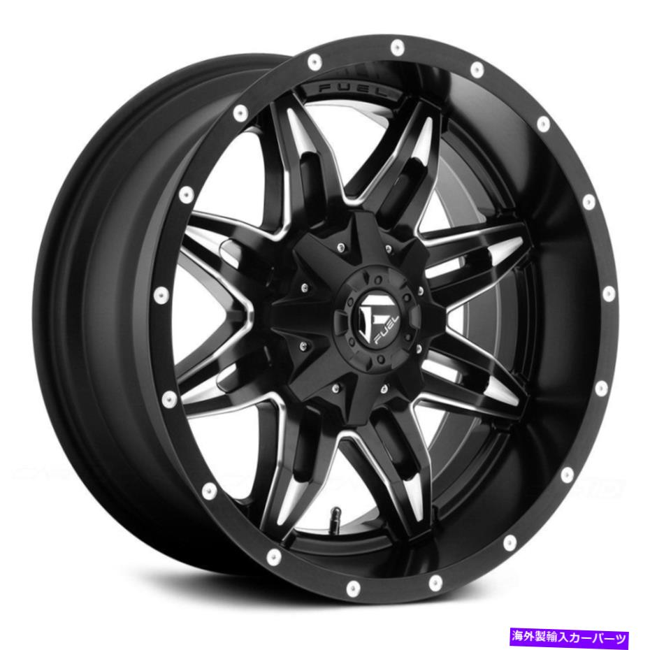 ホイール　４本セット 燃料D567致死1PCホイール20x9（20、5x139.7、110.1）4のブラックリムセット Fuel D567 LETHAL 1PC Wheels 20x9 (20, 5x139.7, 110.1) Black Rims Set of 4【並行輸入品】
