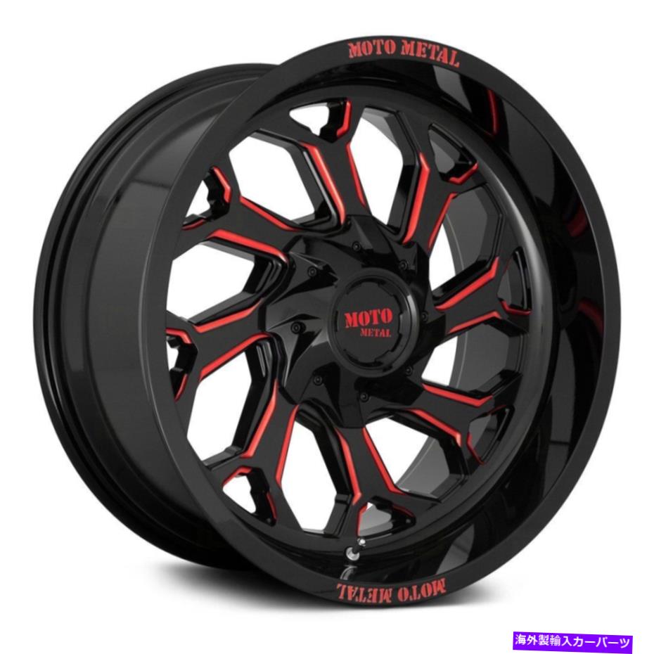 ホイール　４本セット Moto Metal Mo999 Reaper Wheels20x10（-18、5x150、110.1）4のブラックリムセット Moto Metal MO999 REAPER Wheels 20x10 (-18, 5x150, 110.1) Black Rims Set of 4【並行輸入品】