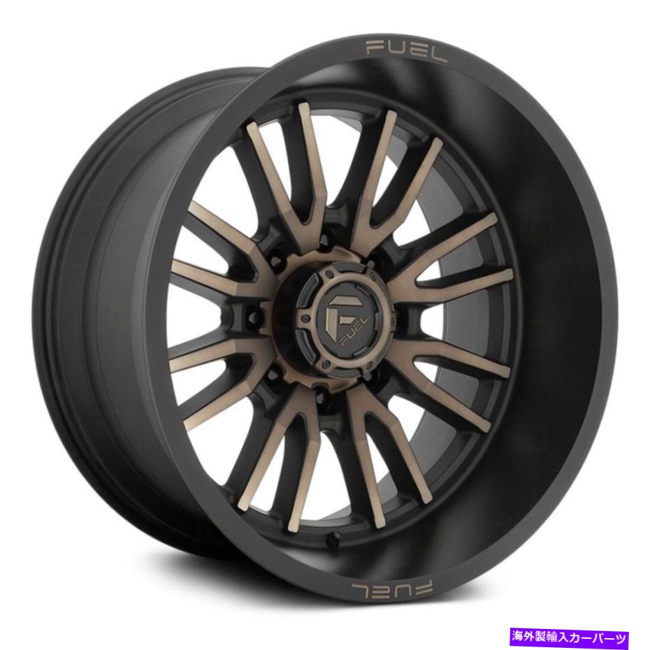 ホイール　４本セット Fuel D762 Clash 8 1PCホイール20x9（20、8x170、125.1）4のブラックリムセット Fuel D762 CLASH 8 1PC Wheels 20x9 (20, 8x170, 125.1) Black Rims Set of 4【並行輸入品】