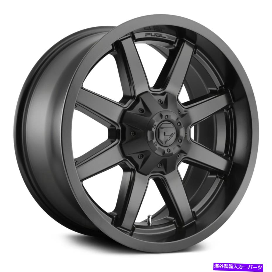 ホイール　４本セット 燃料D436マーベリック1PCホイール20x10（-18、8x170、125.1）4のブラックリムセット Fuel D436 MAVERICK 1PC Wheels 20x10 (-18, 8x170, 125.1) Black Rims Set of 4【並行輸入品】