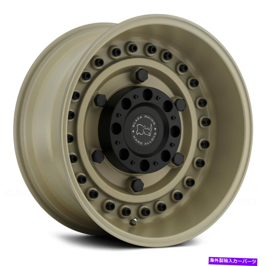 ホイール　４本セット ブラックサイアーモリーホイール20x9.5（6、8x170、125.1）砂漠の砂縁セット4 Black Rhino ARMORY Wheels 20x9.5 (6, 8x170, 125.1) Desert Sand Rims Set of 4【並行輸入品】 369,221円