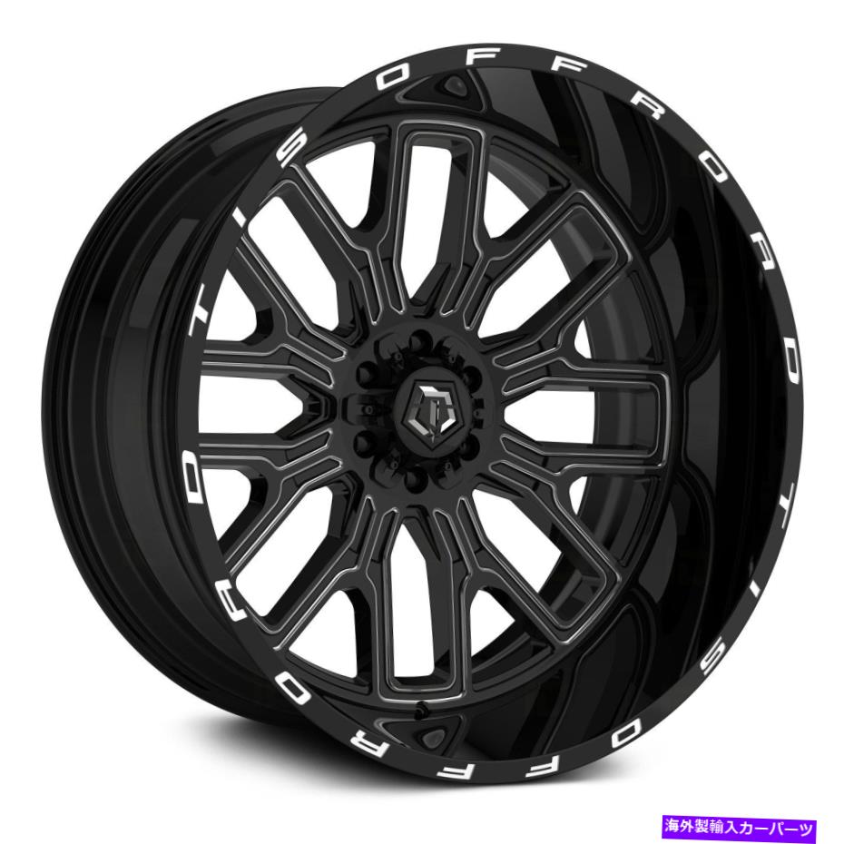 ホイール　４本セット Tis 560bmホイール20x12（-44、8x165.1、125.2）4のブラックリムセット TIS 560BM Wheels 20x12 (-44, 8x165.1, 125.2) Black Rims Set of 4【並行輸入品】 376,101円
