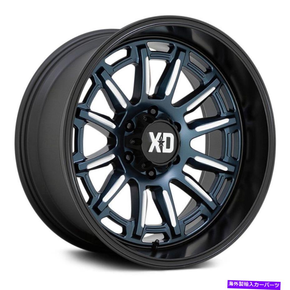 ホイール　４本セット XDシリーズXD865フェニックスホイール20x9（18、5x127、71.5）4の青いリムセット XD Series XD865 PHOENIX Wheels 20x9 (18, 5x127, 71.5) Blue Rims Set of 4【並行輸入品】