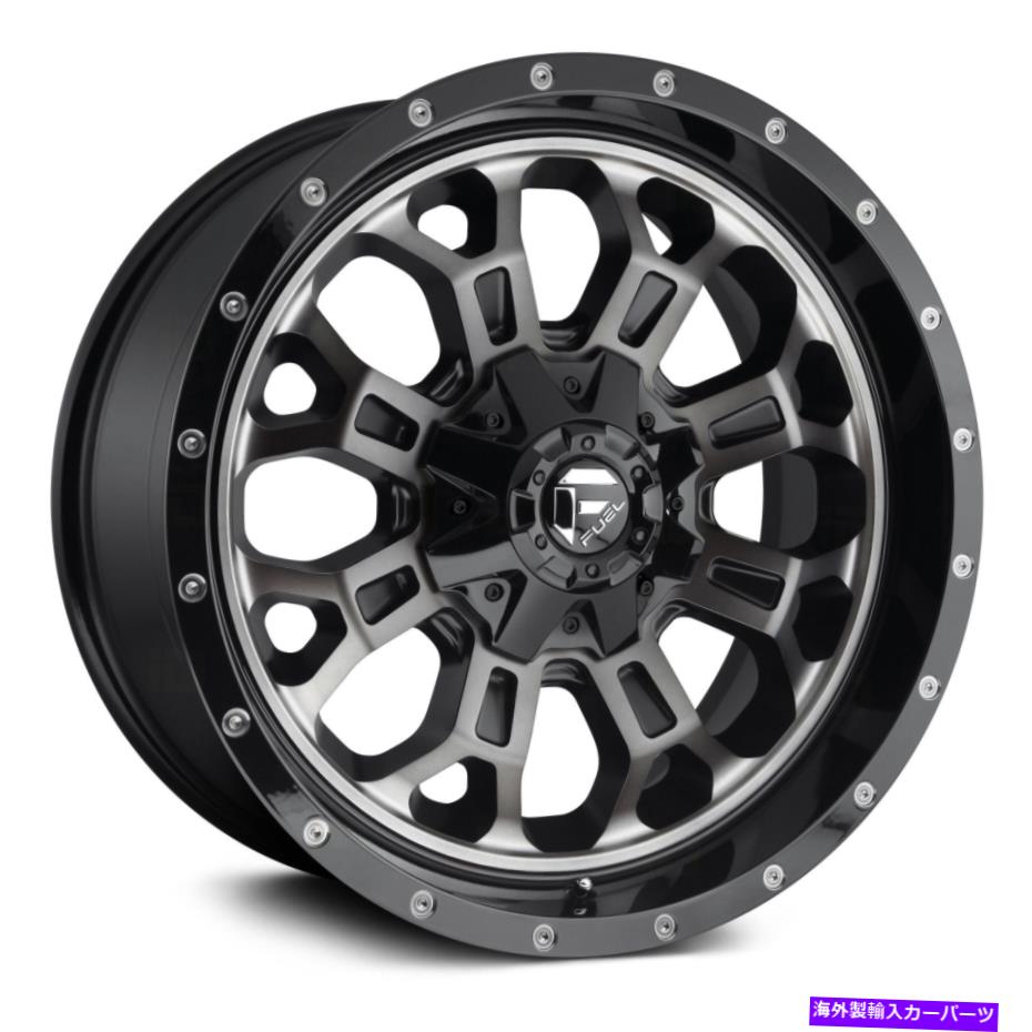 ホイール　４本セット 燃料D561クラッシュ1PCホイール18x9（20、5x150、110.1）4のブラックリムセット Fuel D561 CRUSH 1PC Wheels 18x9 (20, 5x150, 110.1) Black Rims Set of 4【並行輸入品】