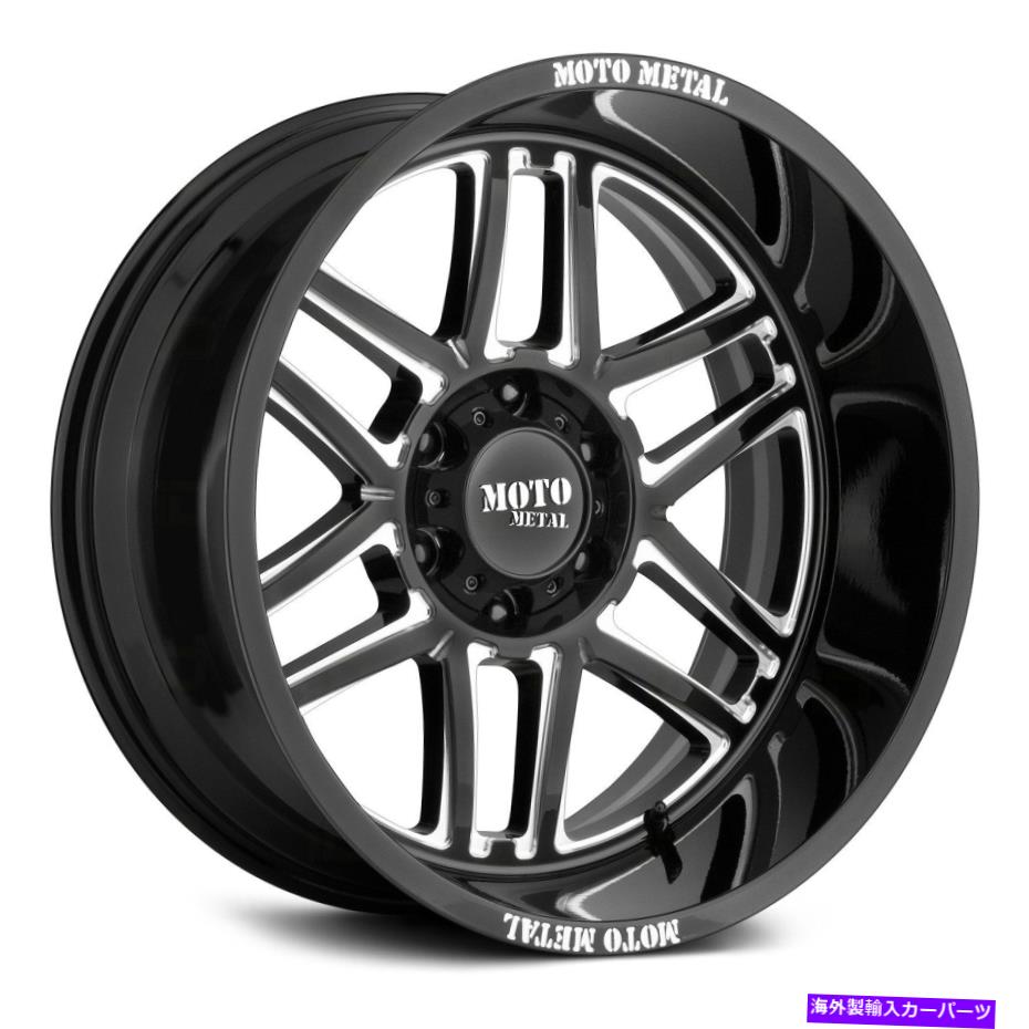 ホイール 4本セット Moto Metal Mo992 Folsom Wheels 22x10(-18、5x127、71.5)4のブラックリムセット Moto Metal MO992 FOLSOM Wheels 22x10 (-18, 5x127, 71.5) Black Rims Set of 4【並行輸入品】|Us Custom Parts Shop USDM