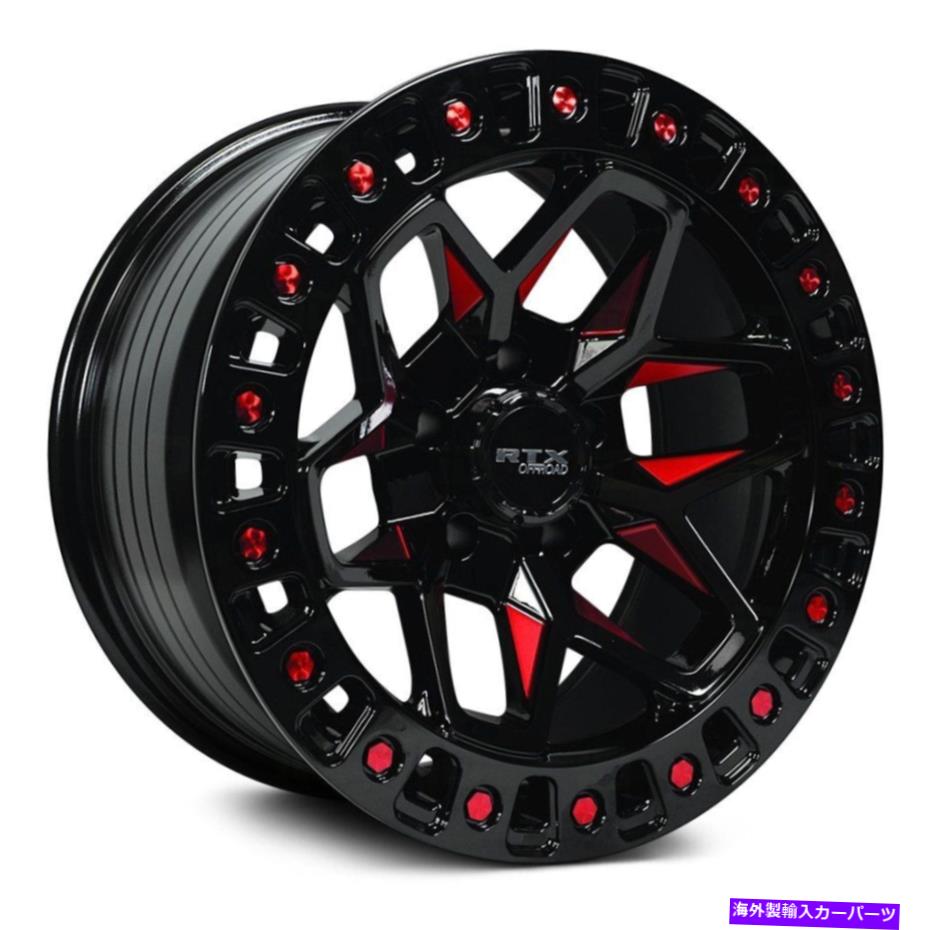 ホイール 4本セット rtx zionホイール20x9(0、6x139.7、106.1)4のブラックリムセット RTX ZION Wheels 20x9 (0, 6x139.7, 106.1) Black Rims Set of 4【並行輸入品】|Us Custom Parts Shop USDM