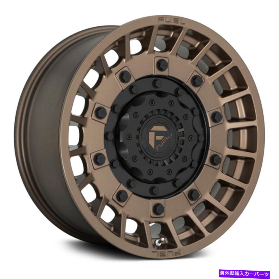ホイール 4本セット 燃料D725民兵1PCホイール20x10(-18、8x165.1、125.1)4のブロンズリムセット Fuel D725 MILITIA 1PC Wheels 20x10 (-18, 8x165.1, 125.1) Bronze Rims Set of 4【並行輸入品】|Us Custom Parts Shop USDM