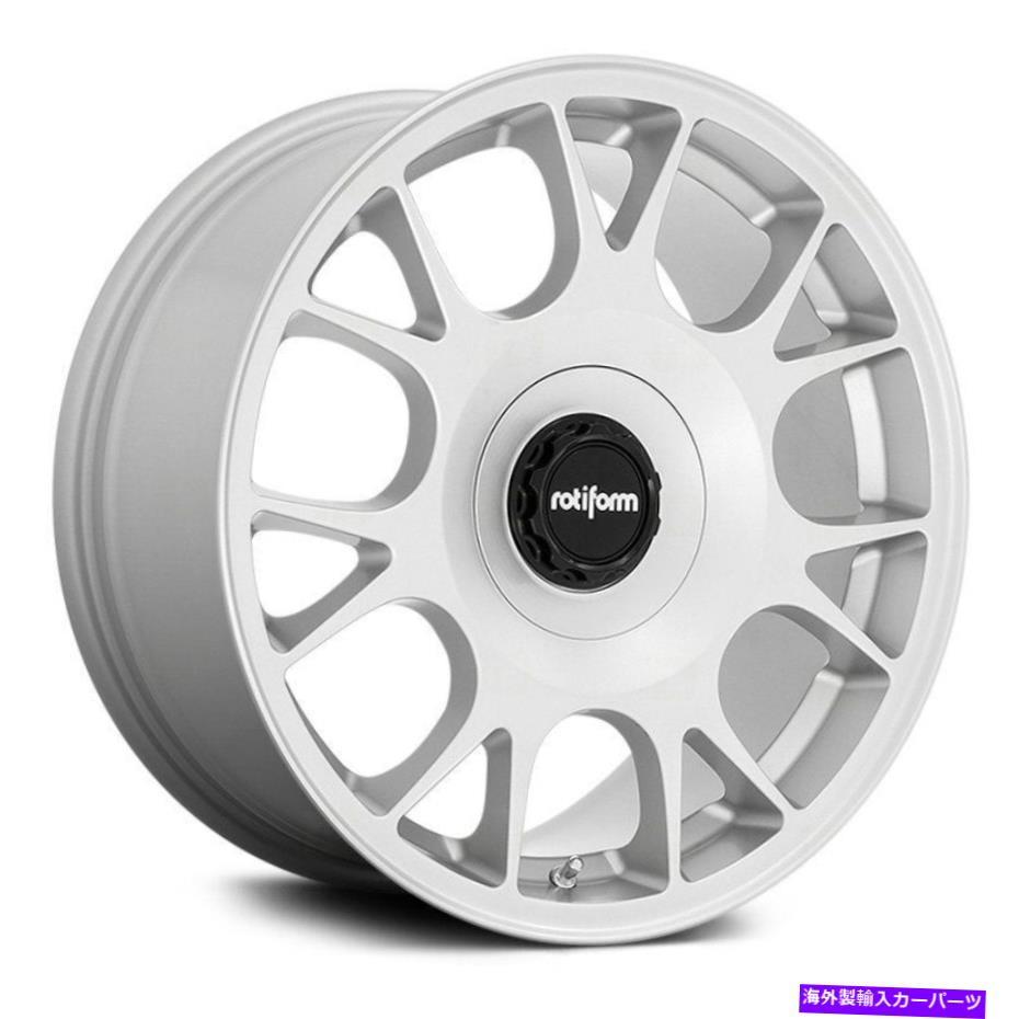 ホイール　４本セット ROTIFOLIM TUF-Rホイール19x9.5（25、5x120.65、72.56）4のシルバーリムセット Rotiform TUF-R Wheels 19x9.5 (25, 5x120.65, 72.56) Silver Rims Set of 4【並行輸入品】