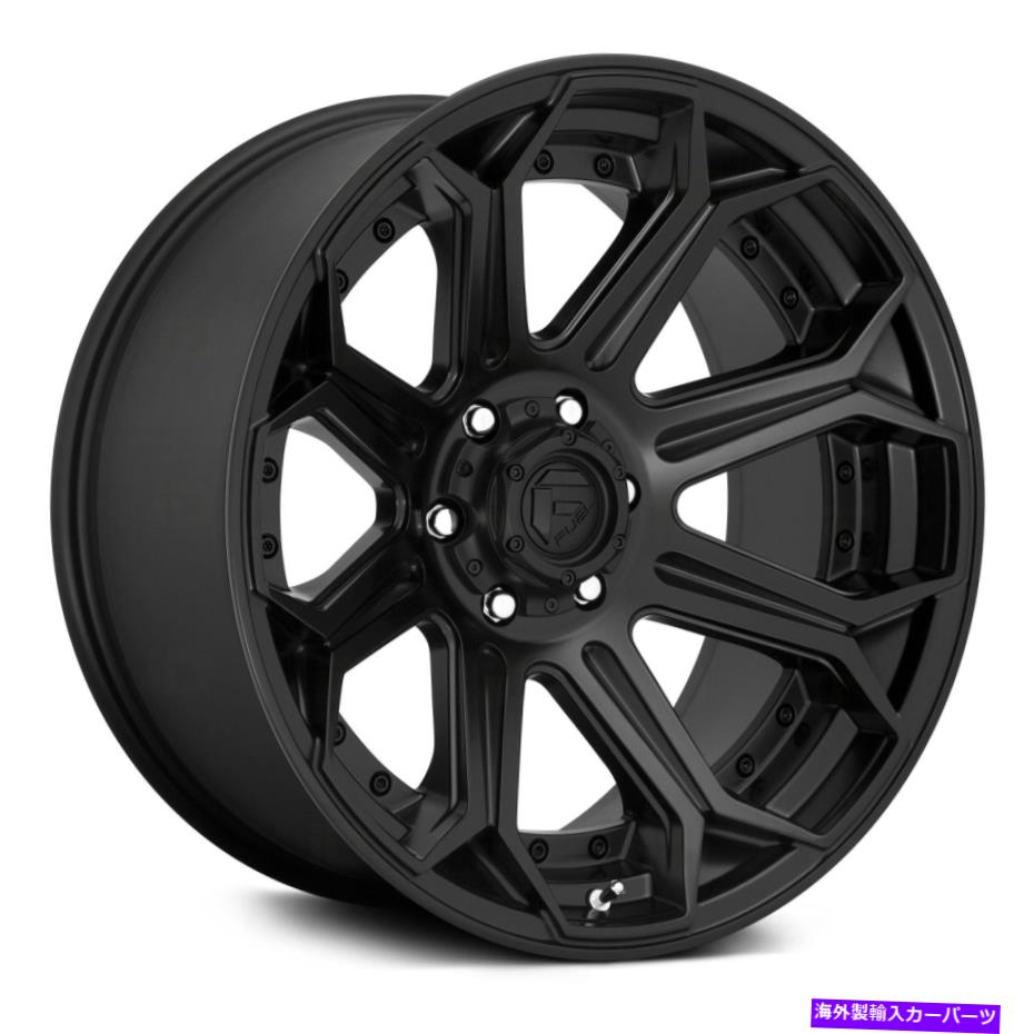 ホイール　４本セット 燃料D706包囲1PCホイール20x9（1、5x139.7、78.1）4のブラックリムセット Fuel D706 SIEGE 1PC Wheels 20x9 (1, 5x139.7, 78.1) Black Rims Set of 4【並行輸入品】