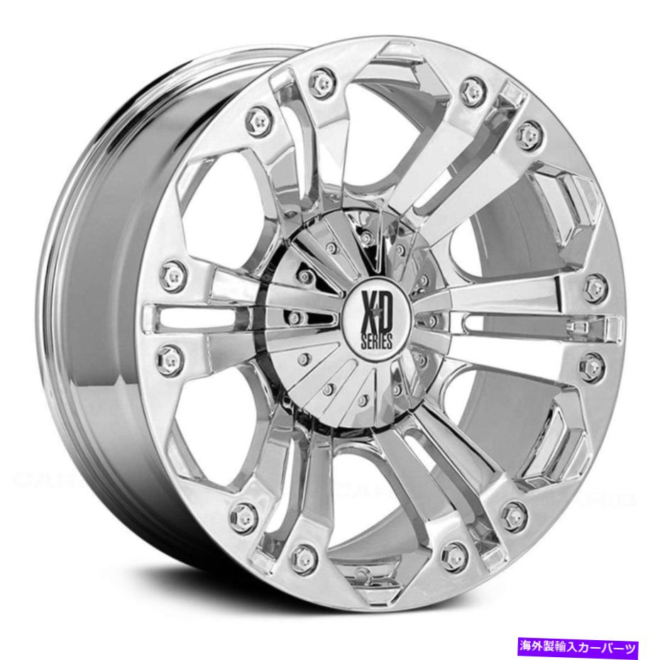 ホイール　４本セット XDシリーズXD778モンスターホイール18x9（-12、6x139.7、106.1）4のクロムリムセット XD Series XD778 MONSTER Wheels 18x9 (-12, 6x139.7, 106.1) Chrome Rims Set of 4【並行輸入品】