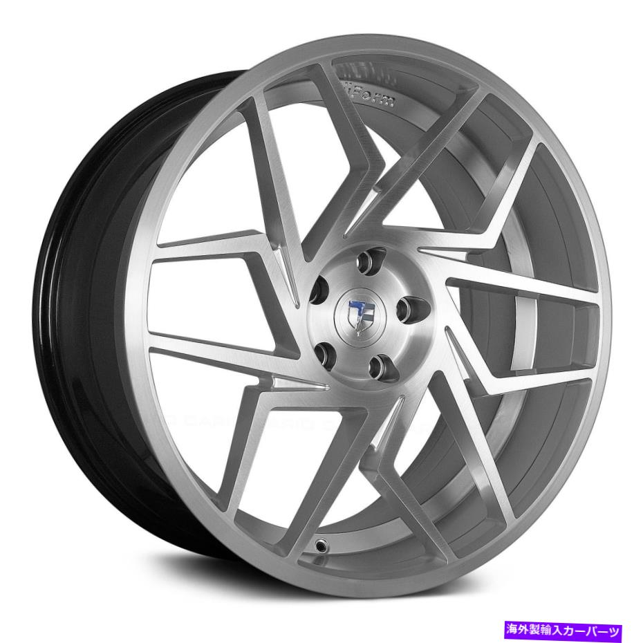 ホイール　４本セット Truform TF104ホイール20x10（42、5x112、73.1）4のブラシ付きリムセット TruForm TF104 Wheels 20x10 (42, 5x112, 73.1) Brushed Rims Set of 4【並行輸入品】