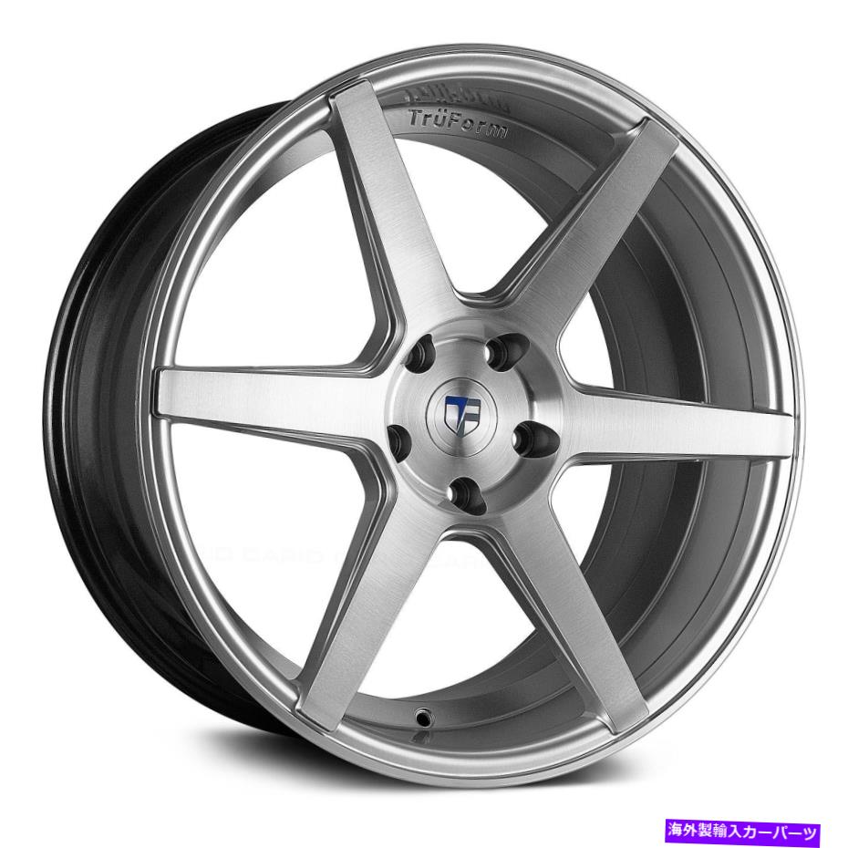 ホイール　４本セット Truform TF103ホイール20x10（40、5x112、66.6）4のブラシ付きリムセット TruForm TF103 Wheels 20x10 (40, 5x112, 66.6) Brushed Rims Set of 4【並行輸入品】 358,875円