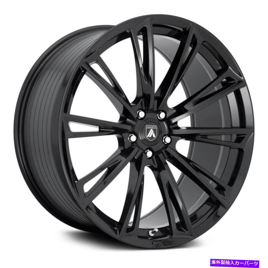 ホイール　４本セット ASANTI ABL-30 CORONA 5ホイール22x9（32、5x112、72.56）4のブラックリムセット Asanti ABL-30 CORONA 5 Wheels 22x9 (32, 5x112, 72.56) Black Rims Set of 4【並行輸入品】