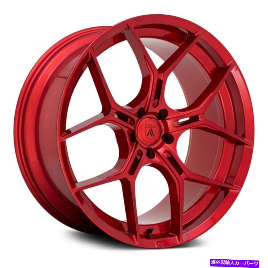 ホイール 4本セット Asanti ABL-37 Monarch Wheels 22x9(15、5x114.3、72.56)4の赤いリムセット Asanti ABL-37 MONARCH Wheels 22x9 (15, 5x114.3, 72.56) Red Rims Set of 4【並行輸入品】|Us Custom Parts Shop USDM