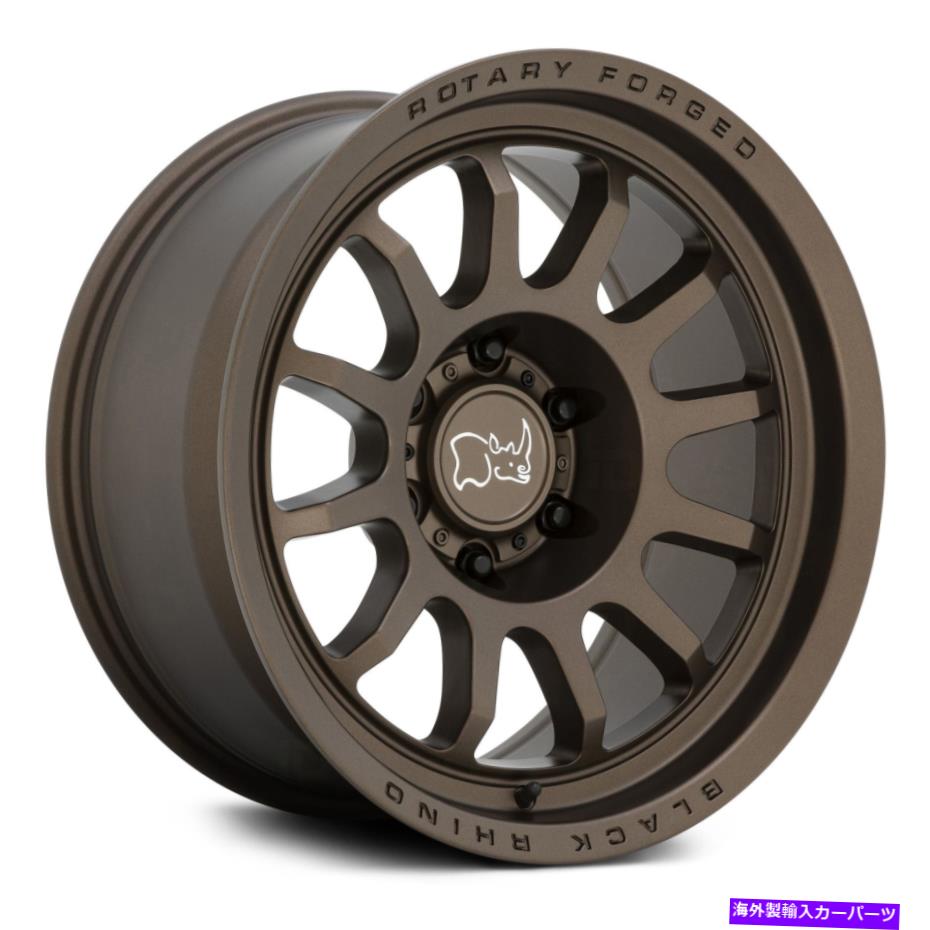 ホイール　４本セット ブラックサイラピッドホイール20x8.5（0、6x139.7、112.1）4のブロンズリムセット Black Rhino RAPID Wheels 20x8.5 (0, 6x139.7, 112.1) Bronze Rims Set of 4【並行輸入品】
