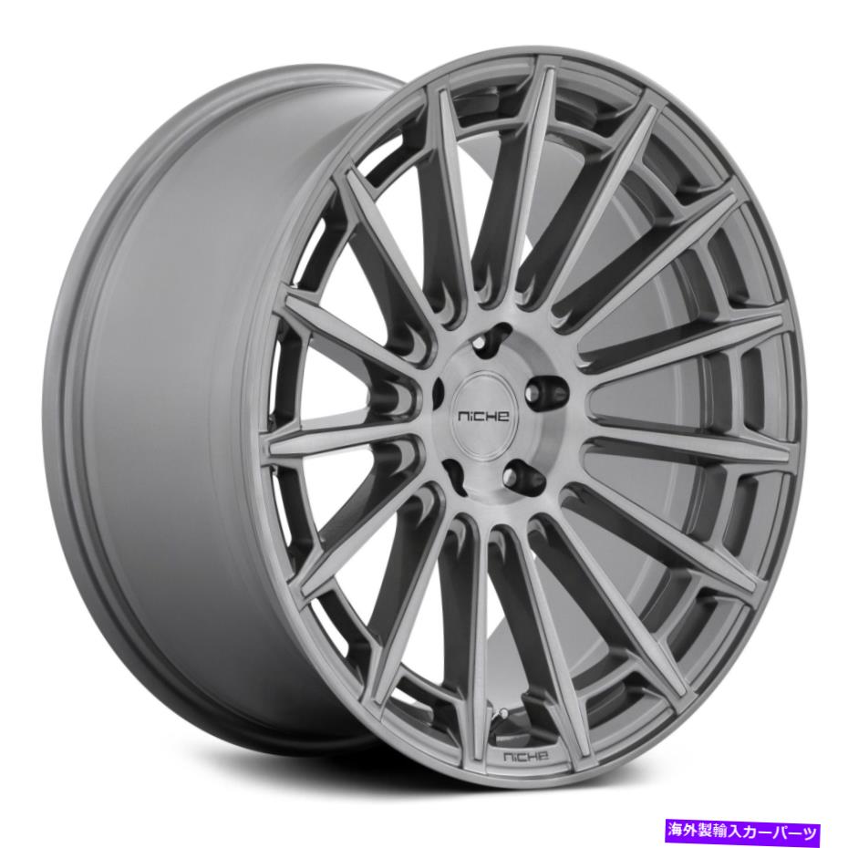 ホイール　４本セット ニッチM276アマルフィホイール20x9（18、5x120.65、72.56）4のプラチナリムセット Niche M276 AMALFI Wheels 20x9 (18, 5x120.65, 72.56) Platinum Rims Set of 4【並行輸入品】