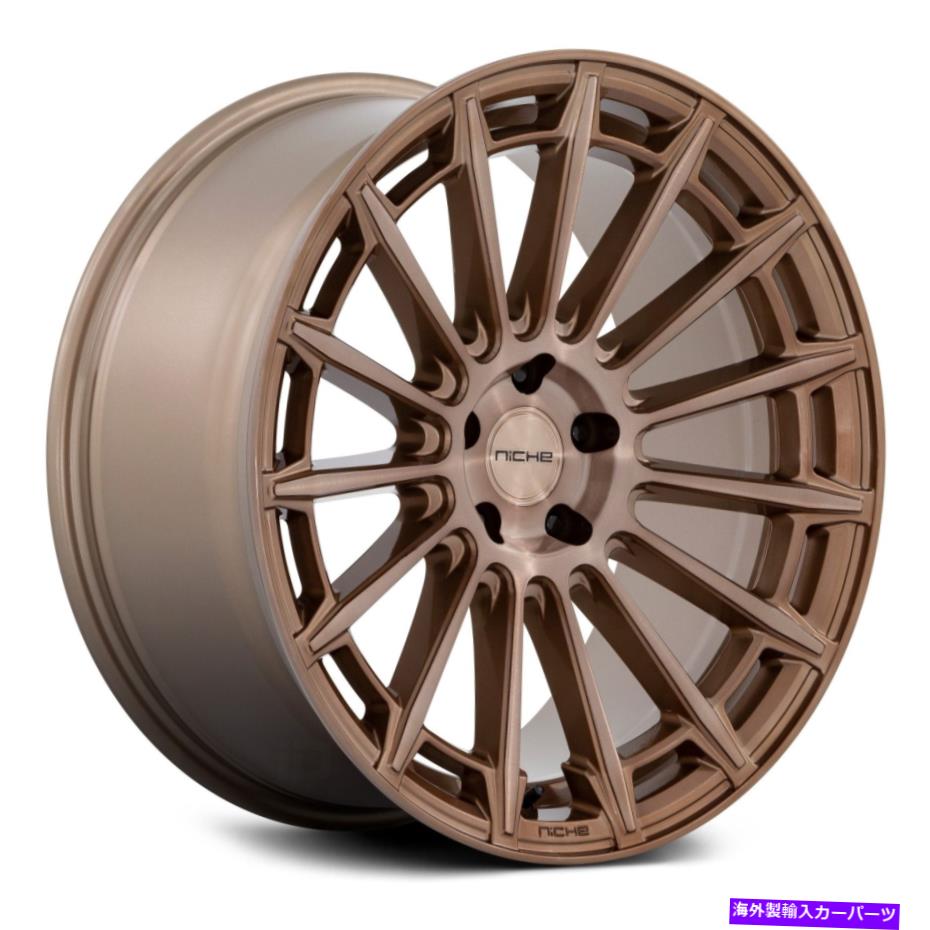 ホイール　４本セット ニッチM275アマルフィホイール20x9（35、5x120.65、72.56）4のブロンズリムセット Niche M275 AMALFI Wheels 20x9 (35, 5x120.65, 72.56) Bronze Rims Set of 4【並行輸入品】