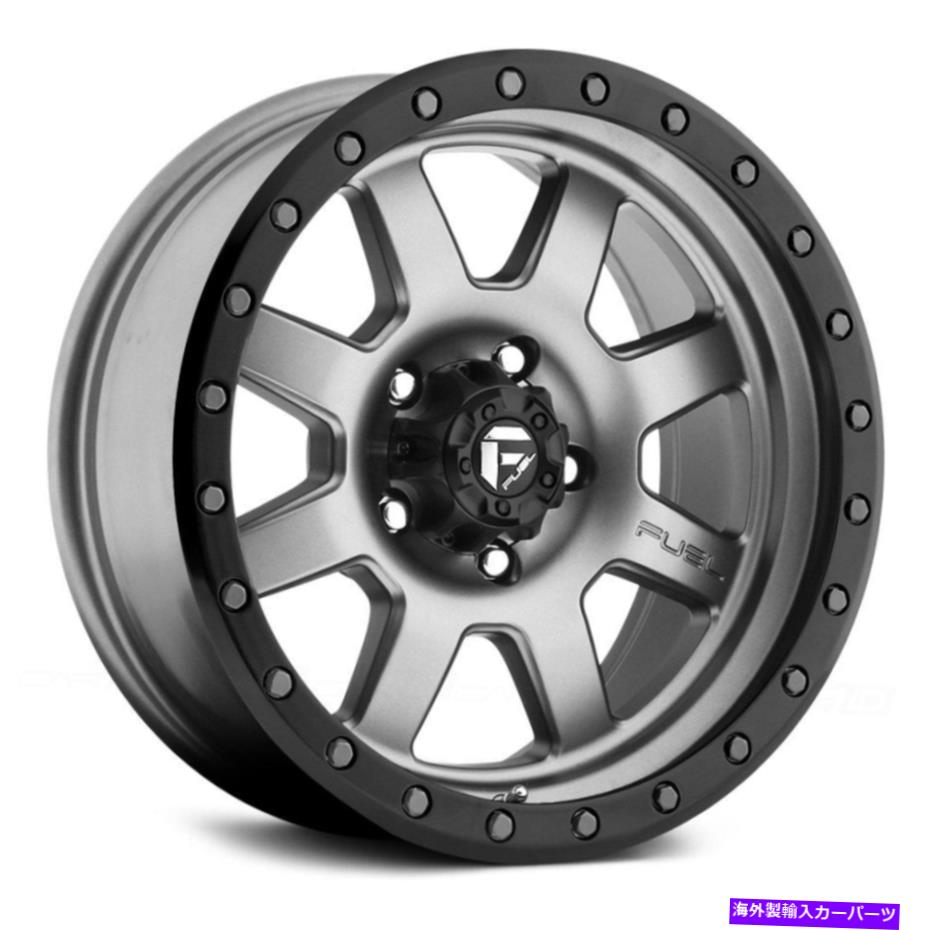 ホイール　４本セット 燃料D552トロフィー1PCホイール18x9（1、6x139.7、108）4のグラファイトリムセット Fuel D552 TROPHY 1PC Wheels 18x9 (1, 6x139.7, 108) Graphite Rims Set of 4【並行輸入品】