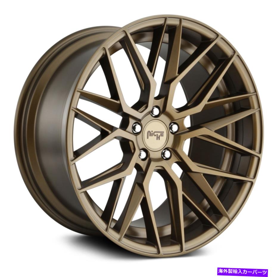 ホイール　４本セット ニッチM191ガンマホイール20x9（35、5x120.65、74.1）4のブロンズリムセット Niche M191 GAMMA Wheels 20x9 (35, 5x120.65, 74.1) Bronze Rims Set of 4【並行輸入品】｜Us Custom Parts Shop USDM