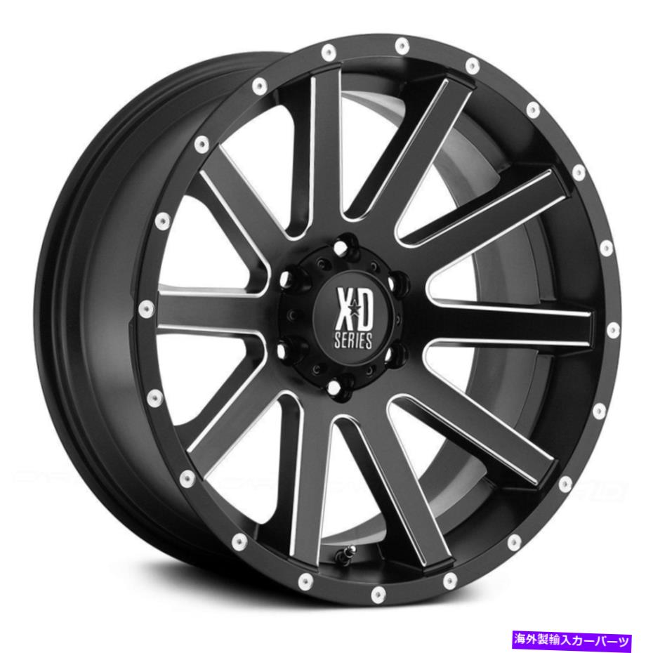 ホイール　４本セット XDシリーズXD818強盗ホイール20x10（-24、6x135、87.1）4のブラックリムセット XD Series XD818 HEIST Wheels 20x10 (-24, 6x135, 87.1) Black Rims Set of 4【並行輸入品】｜Us Custom Parts Shop USDM