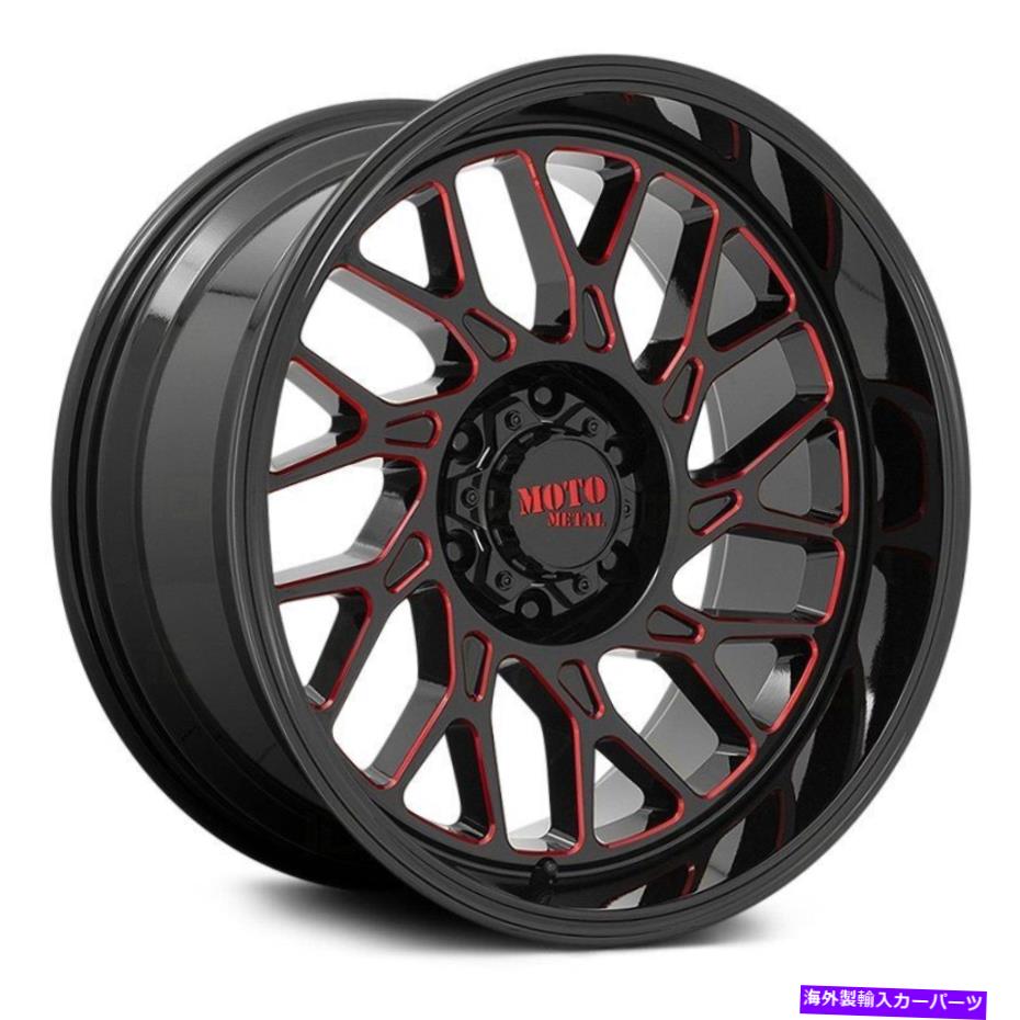 ホイール　４本セット Moto Metal Mo805 Predator Wheels20x10（-18、6x135、87.1）4のブラックリムセット Moto Metal MO805 PREDATOR Wheels 20x10 (-18, 6x135, 87.1) Black Rims Set of 4【並行輸入品】