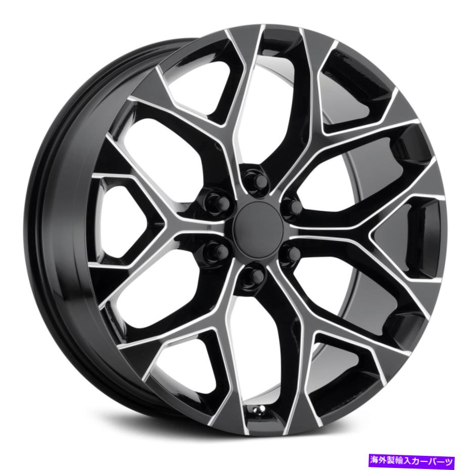 ホイール　４本セット Strada OEレプリカスノーフレークレプリカホイール24x10（31、6x139.7）4のリムセット Strada OE Replica SNOWFLAKE REPLICA Wheels 24x10 (31, 6x139.7) Rims Set of 4【並行輸入品】