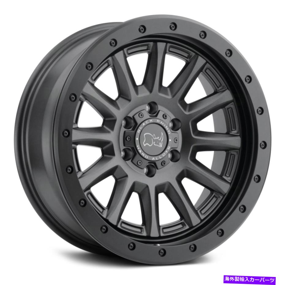 ホイール　４本セット ブラックサイのダガーホイール17x8.5（10、5x150、110.1）4のブラックリムセット Black Rhino DUGGER Wheels 17x8.5 (10, 5x150, 110.1) Black Rims Set of 4【並行輸入品】｜Us Custom Parts Shop USDM