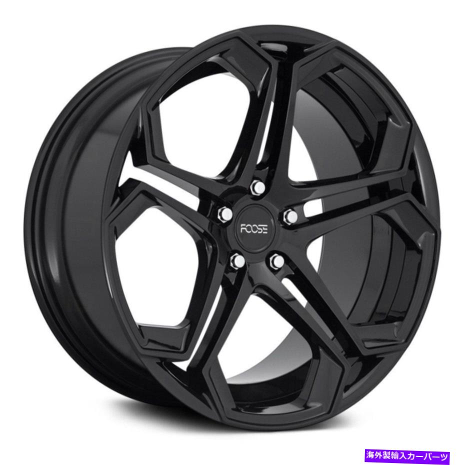 ホイール 4本セット Foose F169 Impalaホイール20x10.5(40、5x114.3、72.56)4のブラックリムセット Foose F169 IMPALA Wheels 20x10.5 (40, 5x114.3, 72.56) Black Rims Set of 4【並行輸入品】|Us Custom Parts Shop USDM