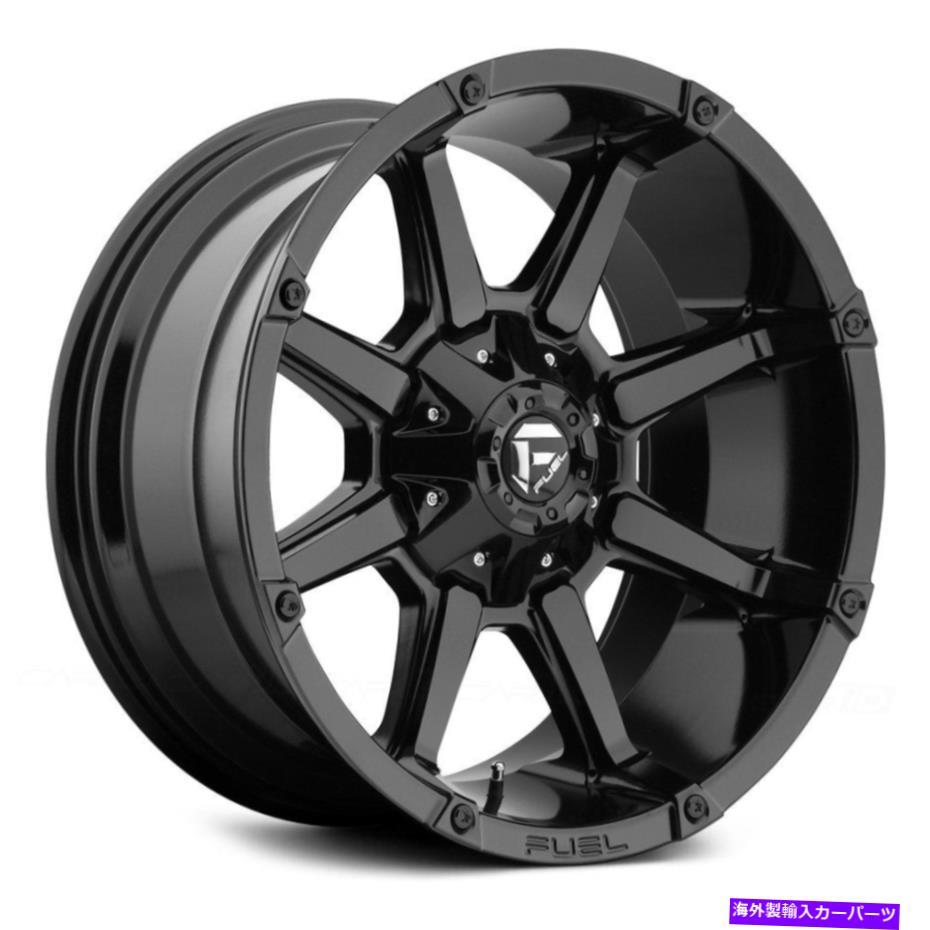 ホイール　４本セット 燃料D575カプラー1PCホイール20x9（1、5x127、78.1）4のブラックリムセット Fuel D575 COUPLER 1PC Wheels 20x9 (1, 5x127, 78.1) Black Rims Set of 4【並行輸入品】