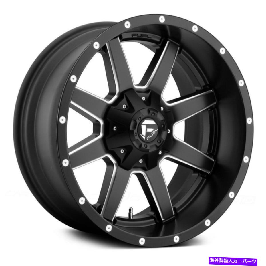 ホイール　４本セット 燃料D538マーベリック1PCホイール20x9（38、5x114.3、72.56）4のブラックリムセット Fuel D538 MAVERICK 1PC Wheels 20x9 (38, 5x114.3, 72.56) Black Rims Set of 4【並行輸入品】