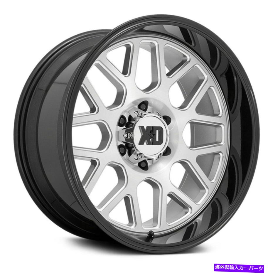 ホイール　４本セット XDシリーズXD849グレネード2ホイール20x10（-18、8x180、124.2）4のブラシ付きリムセット XD Series XD849 GRENADE 2 Wheels 20x10 (-18, 8x180, 124.2) Brushed Rims Set of 4【並行輸入品】｜Us Custom Parts Shop USDM