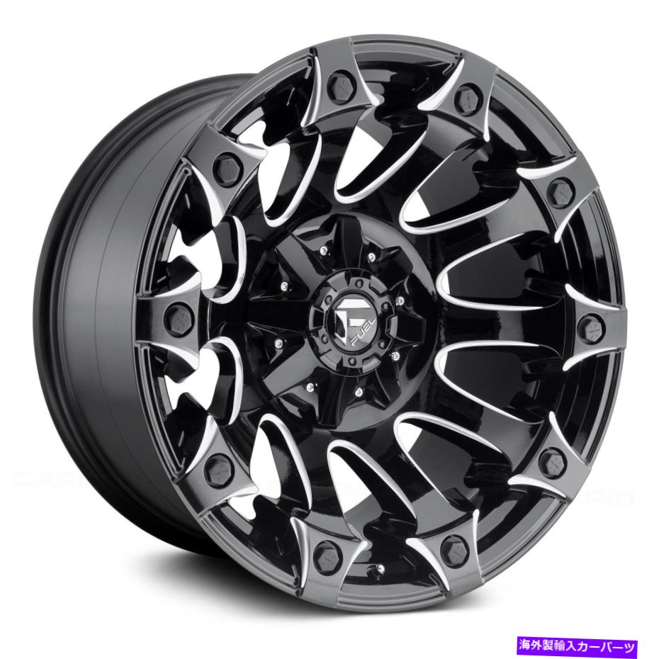 ホイール　４本セット 燃料D578バトルAX 1PCホイール20x9（1、5x150、110.1）4のブラックリムセット Fuel D578 BATTLE AXE 1PC Wheels 20x9 (1, 5x150, 110.1) Black Rims Set of 4【並行輸入品】｜Us Custom Parts Shop USDM 360,063円