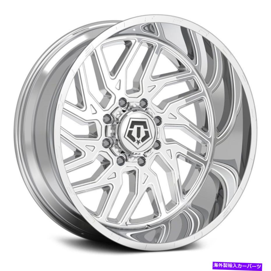 ホイール 4本セット 露出したラグホイール20x9(18、8x180、124.3)4のクロムリムセットを備えたTis 544c TIS 544C with EXPOSED LUGS Wheels 20x9 (18, 8x180, 124.3) Chrome Rims Set of 4【並行輸入品】|Us Custom Parts Shop USDM