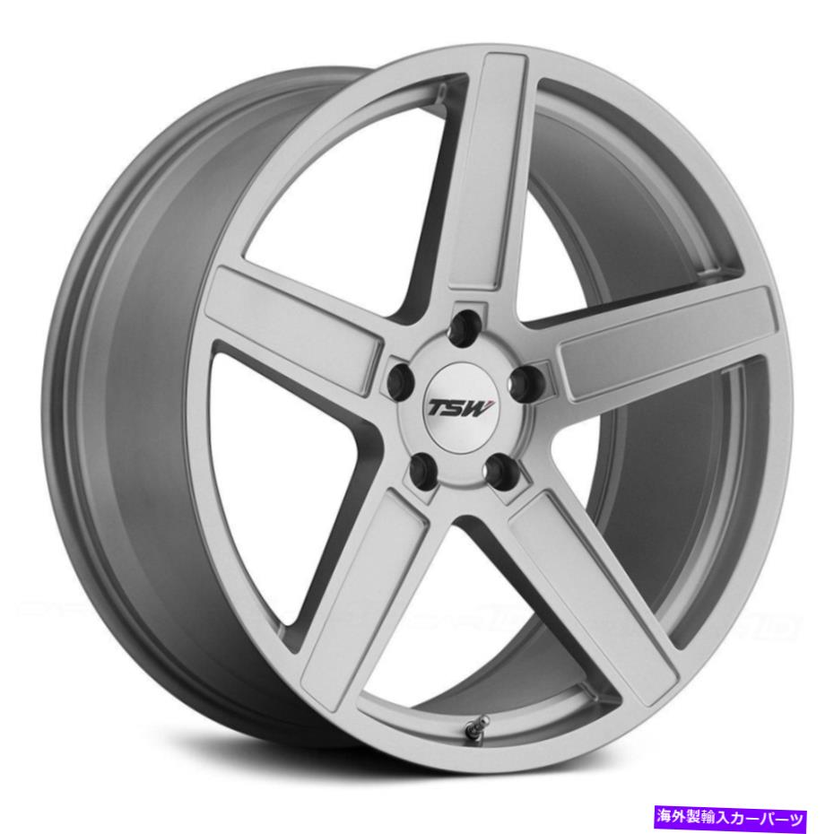 ホイール 4本セット TSWの上昇ホイール20x10(40、5x112、72.1)4のシルバーリムセット TSW ASCENT Wheels 20x10 (40, 5x112, 72.1) Silver Rims Set of 4【並行輸入品】|Us Custom Parts Shop USDM